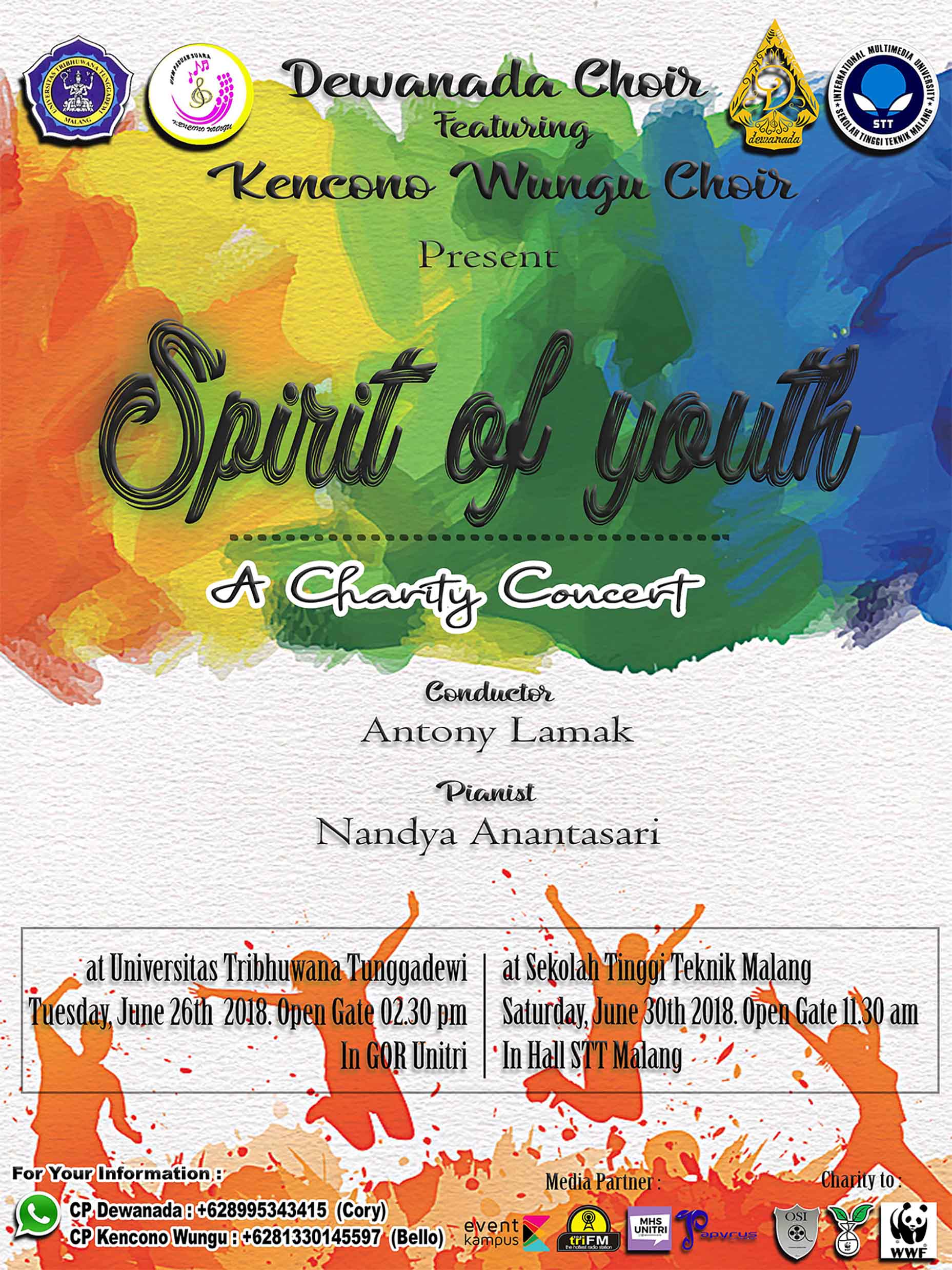 Poster A Charity Concert "Spirit Of Youth"