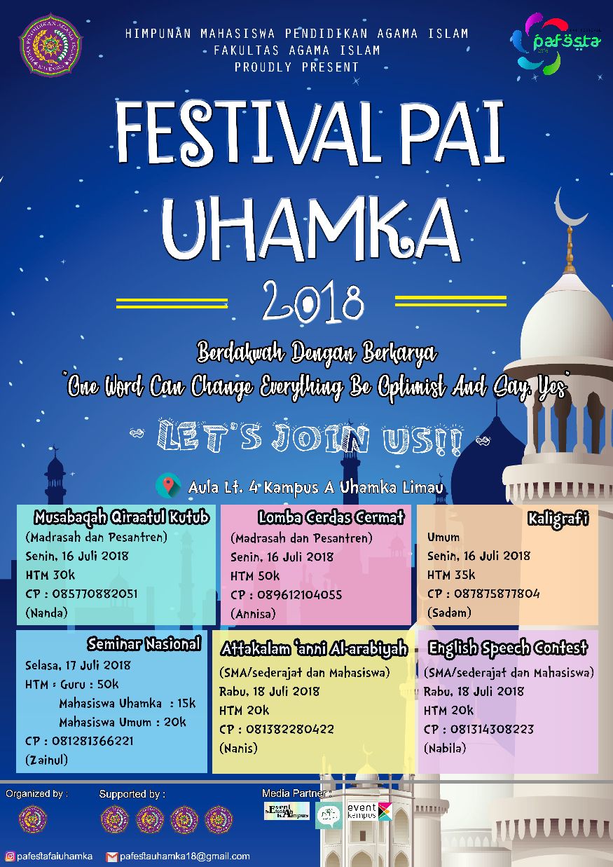 Poster Pafesta (Pai Festival)