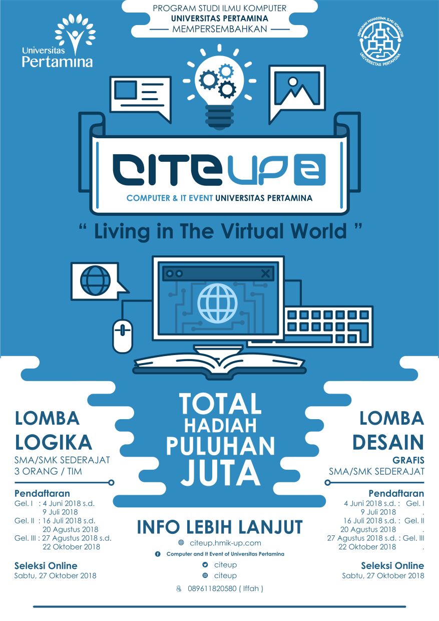 Poster Cite-UP (Computer and IT Event of Universitas Pertamina) 2