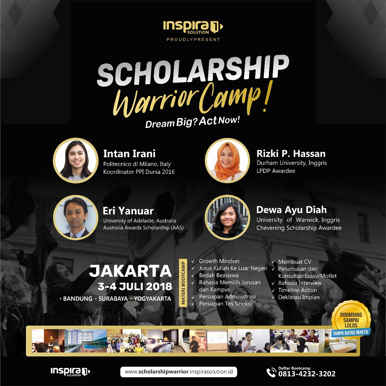 Poster SCHOLARSHIP WARRIOR CAMP