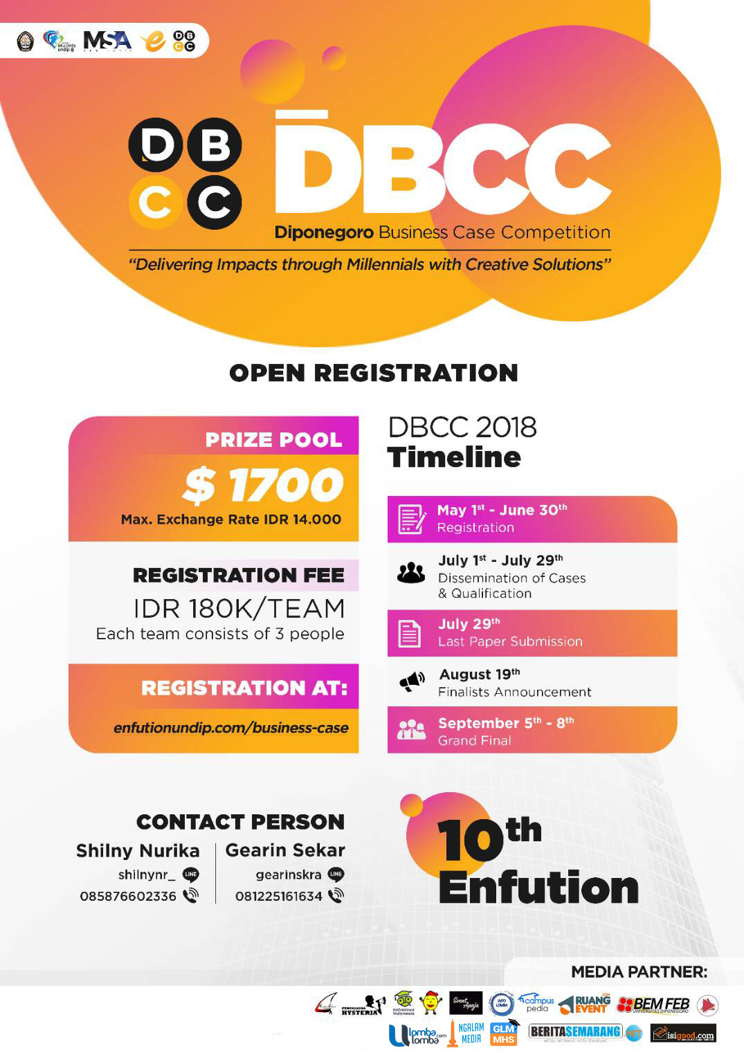 Poster DIPONEGORO BUSINESS CASE COMPETITION