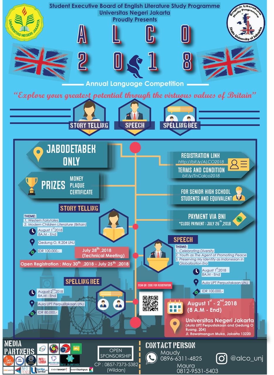 Poster Annual Language Competition 2018