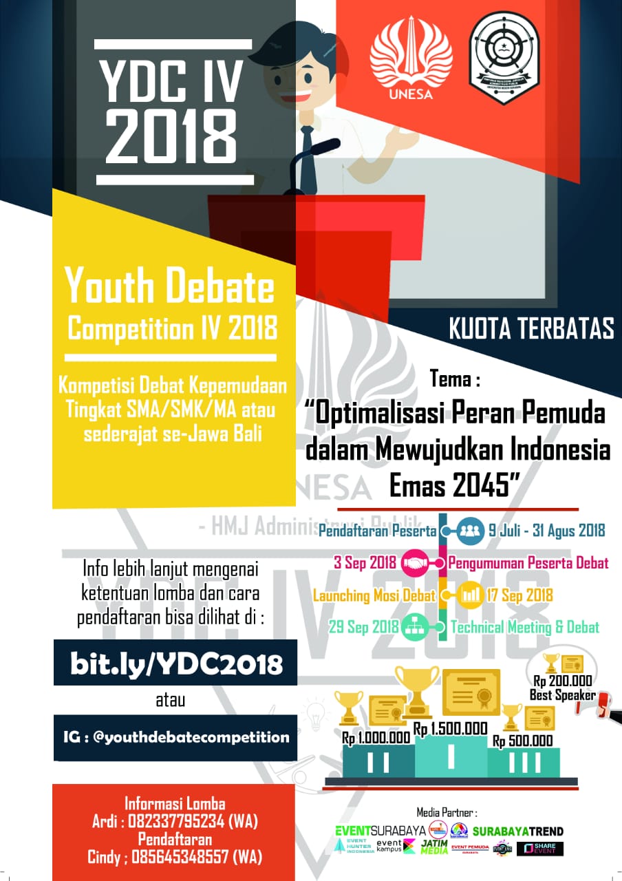 Poster Youth Debate Competition IV