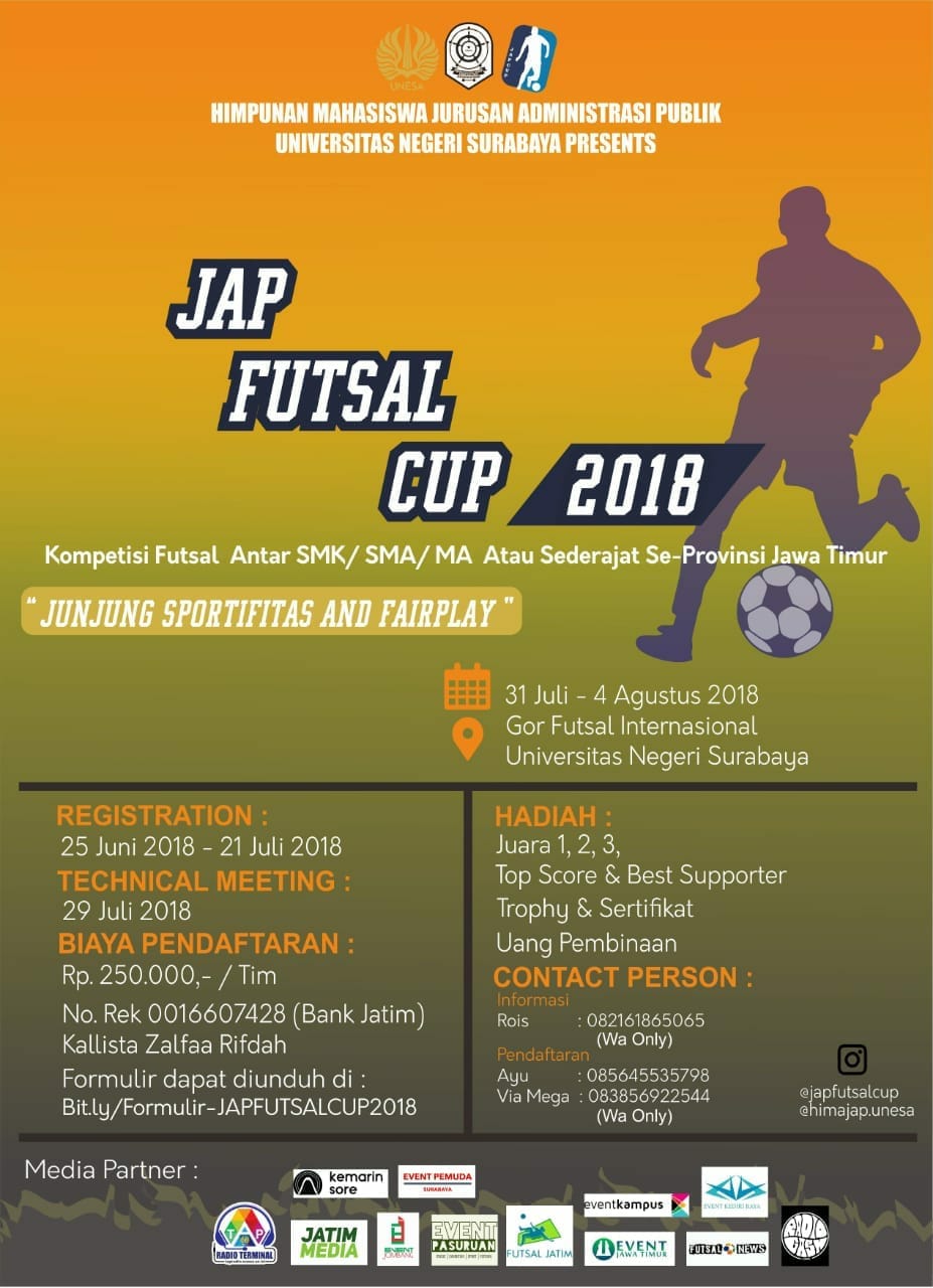 Poster JAP FUTSAL CUP