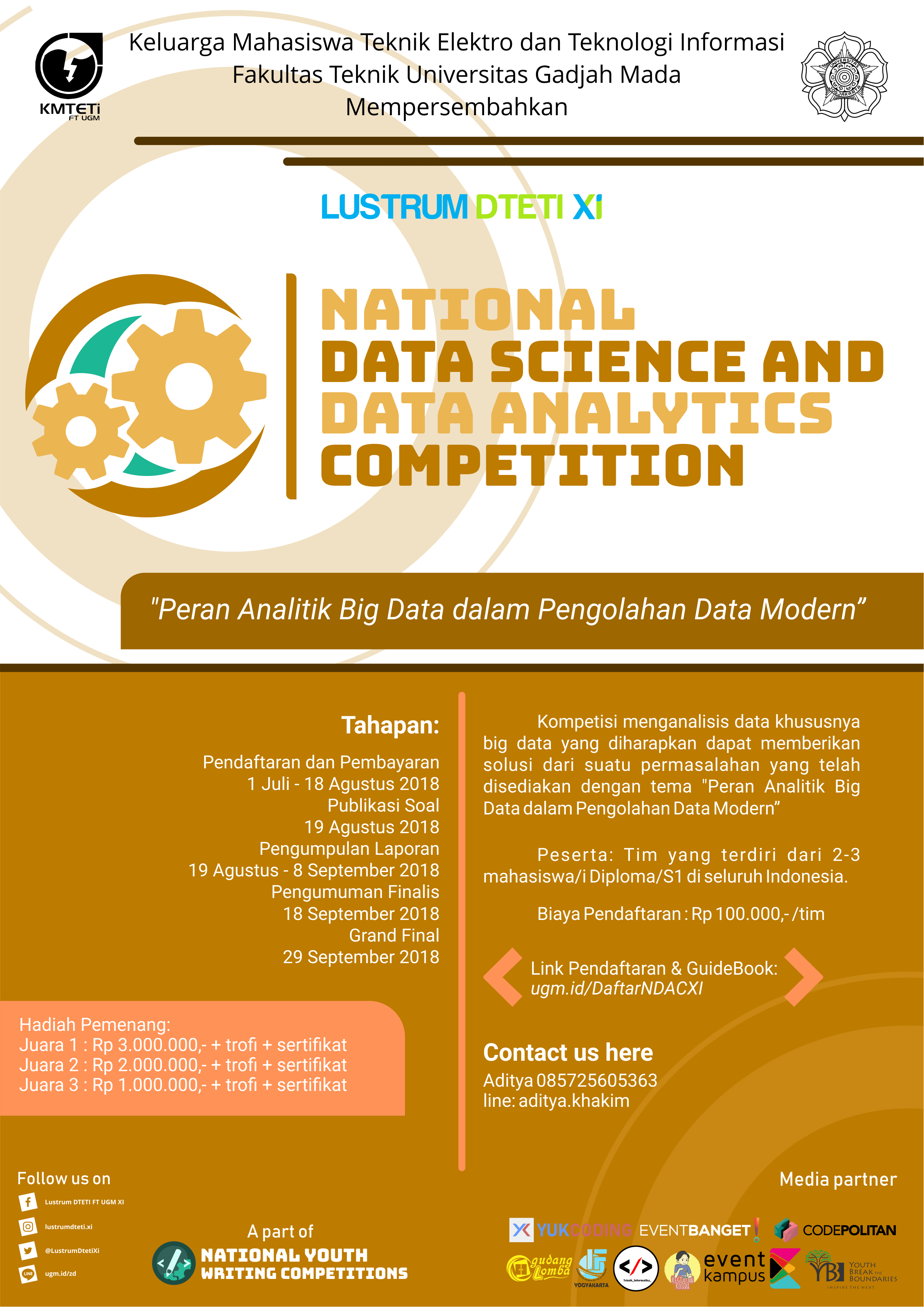 Poster National Data Science and Data Analytics Lustrum DTETI XI