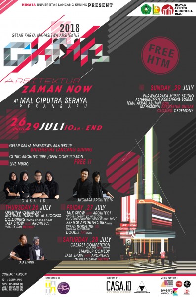 Gelar Karya Mahasiswa Arsitektur ke-13 (GKMA)