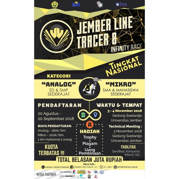 JEMBER LINE TRACER VIII (JLT VIII) "Infinity Race"