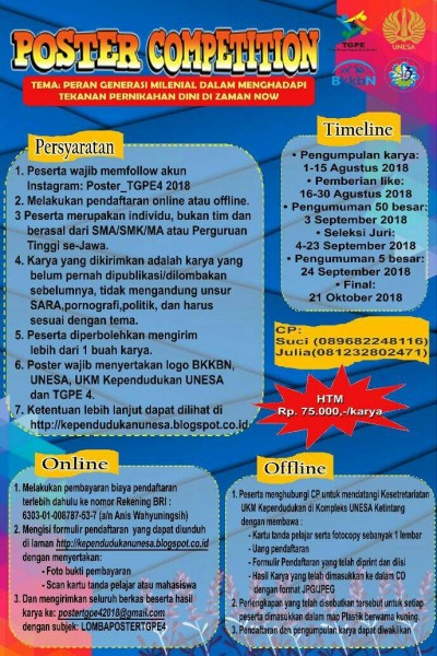 POSTER TGPE 4 (The Great Population Event)