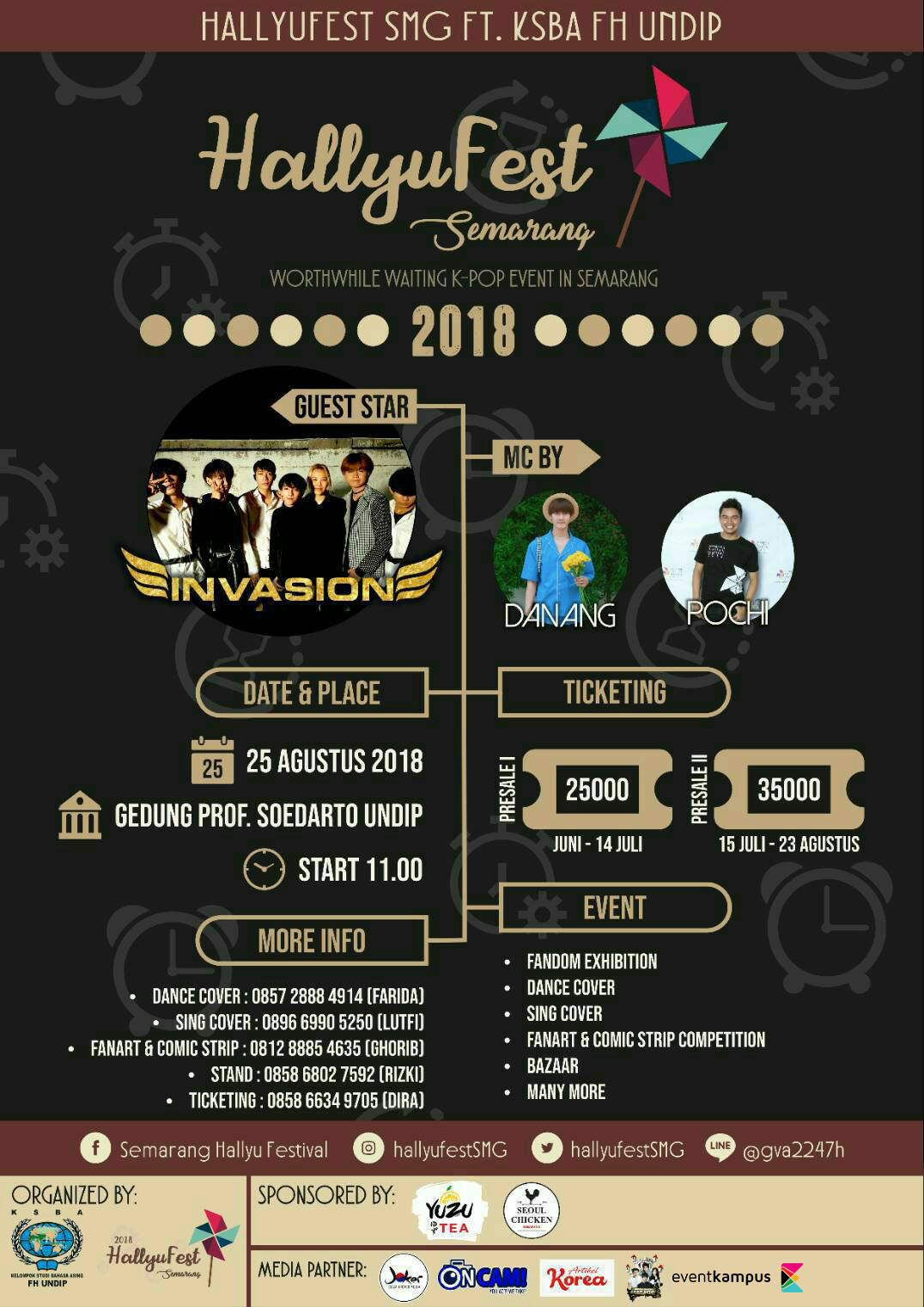 Poster Semarang Hallyu Festifal 2018