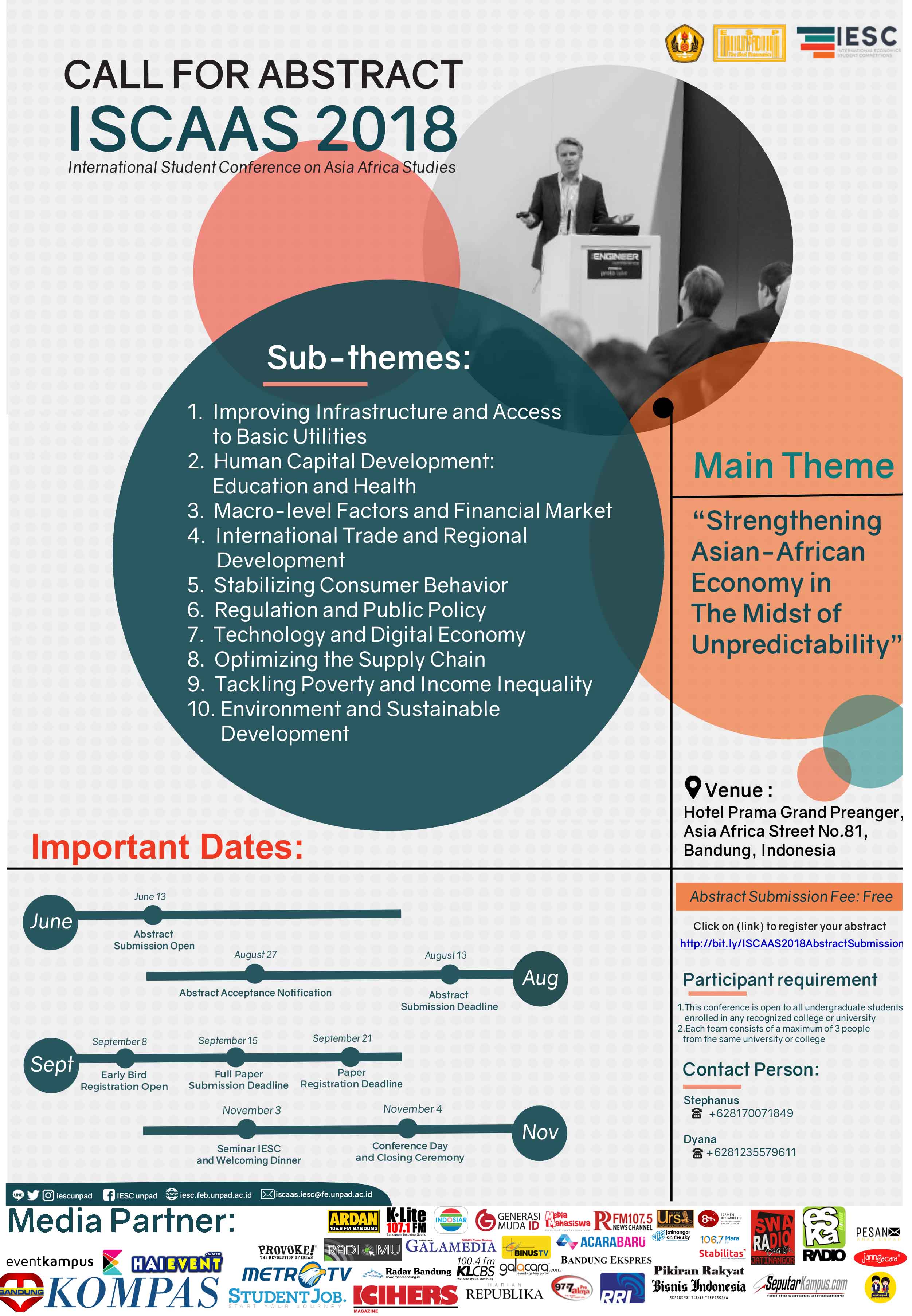 Poster International Student Conference on Asia Africa Studies (ISCAAS) 2018