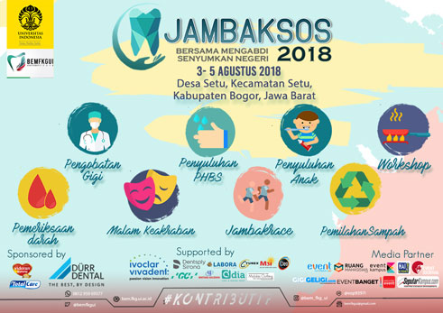Poster Jambore Bakti Sosial FKG UI 2018
