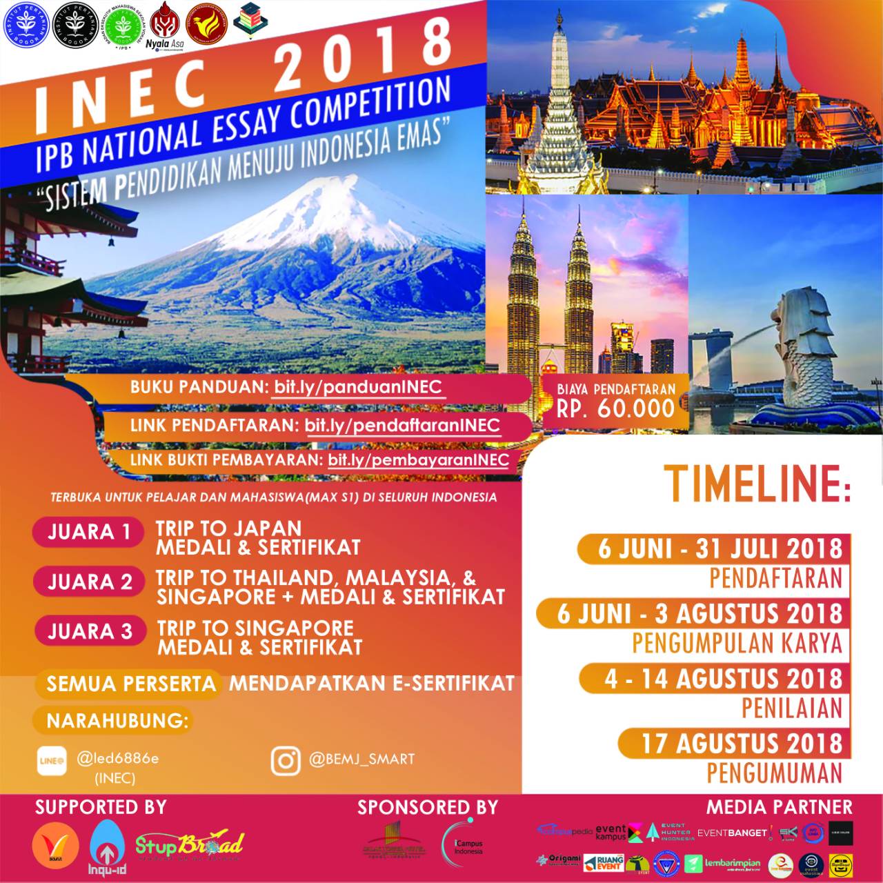 Poster IPB NATIONAL ESSAY COMPETITION