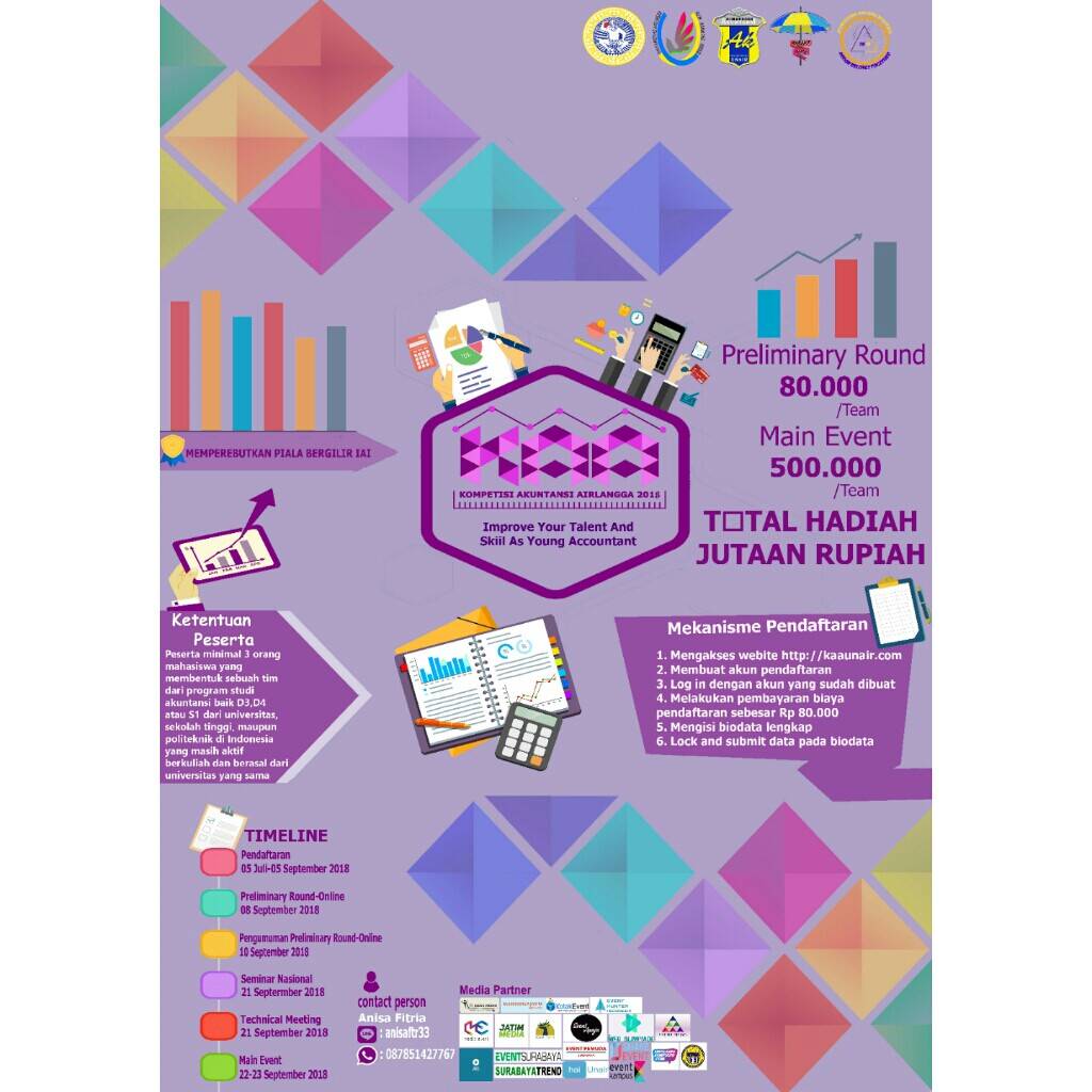 Poster Kompetisi Akuntansi Airlangga 2018