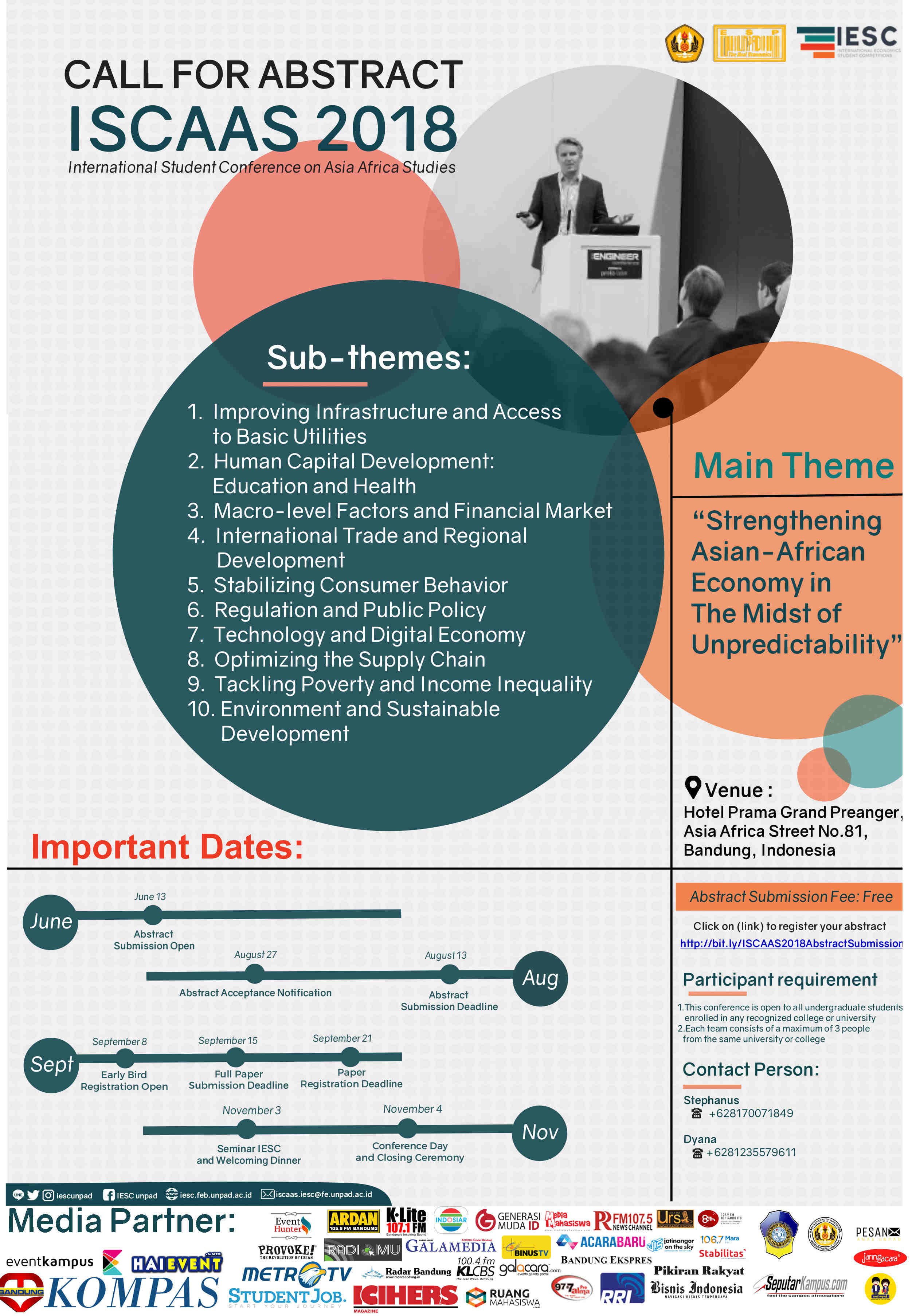 Poster International Student Conference on Asia Africa Studies (ISCAAS) 2018