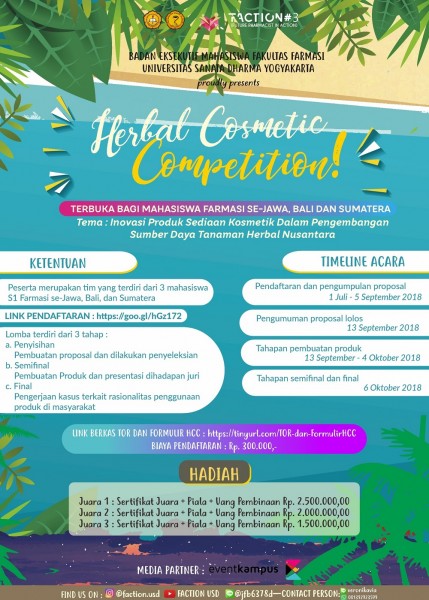 Herbal Cosmetic Competition