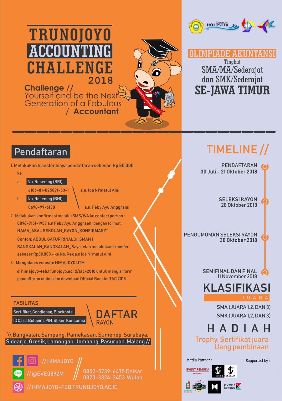 Poster TRUNOJOYO ACCOUNTING CHALLENGE 2018