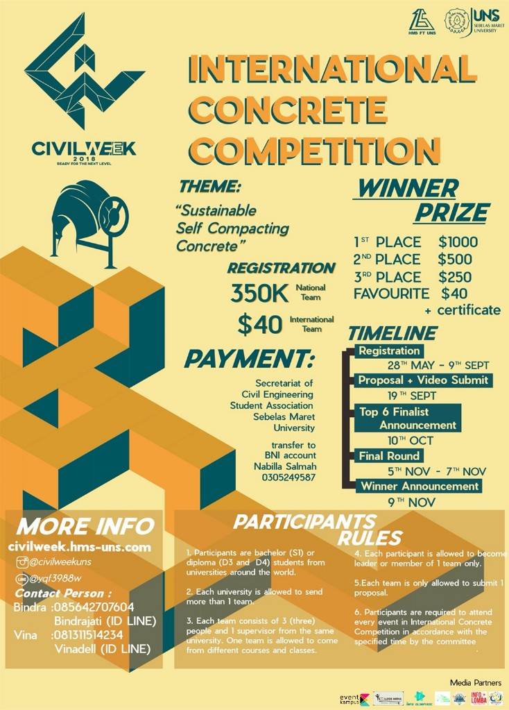 Poster International Concrete Competition
