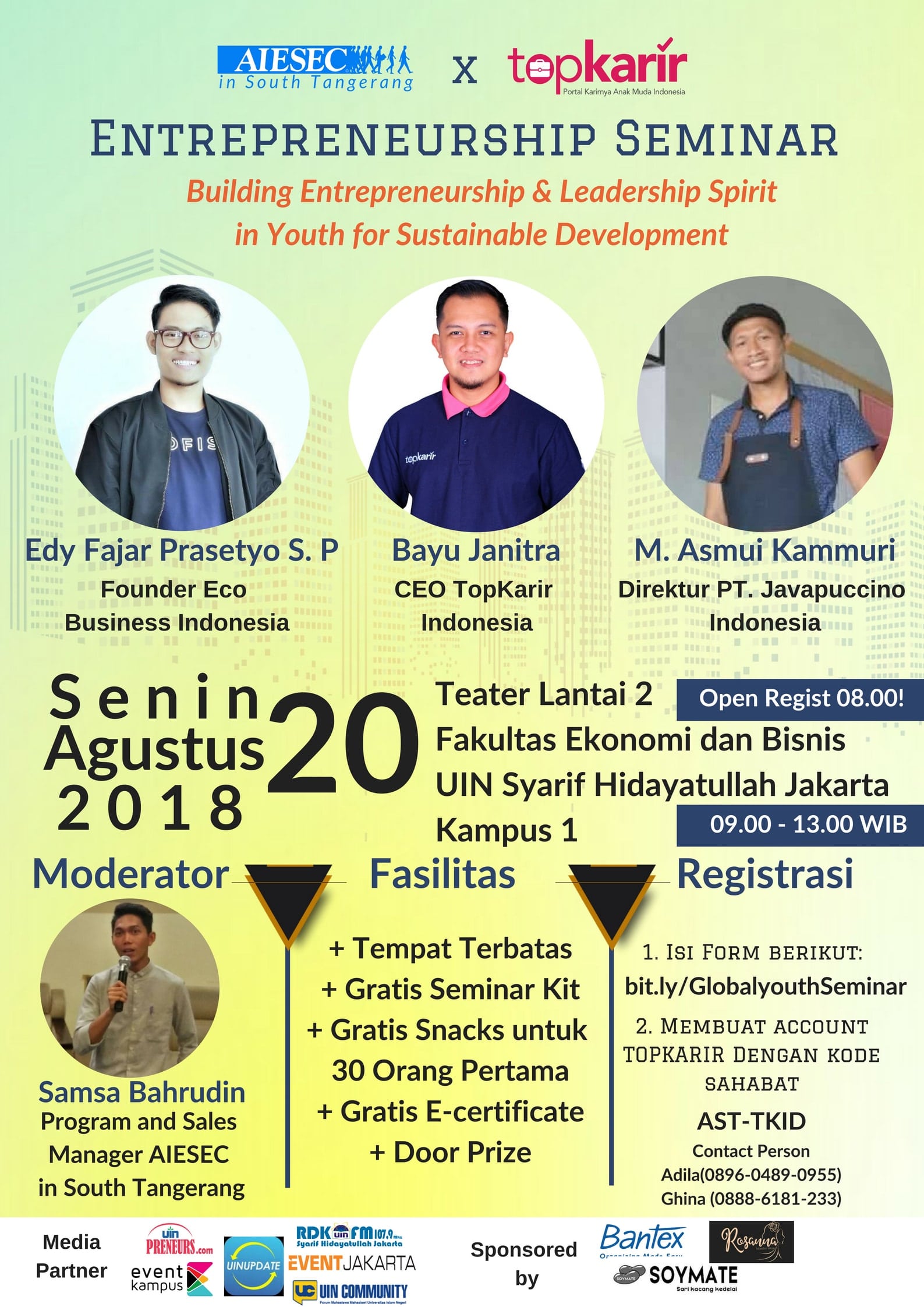 Poster Building Entrepreneurship and Leadership Spirit in Youth for Sustainable Development