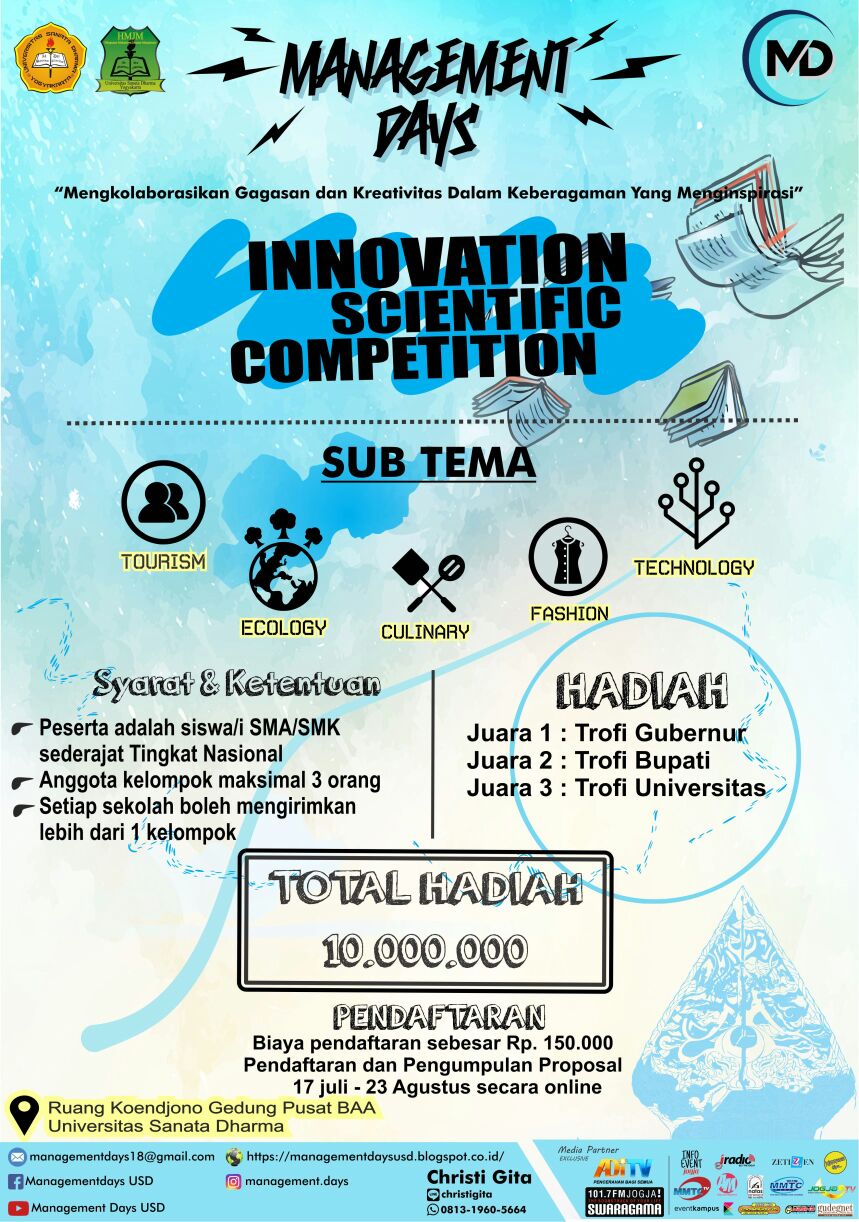 Poster Management Days 2018 (Innovation Scientific Competition)
