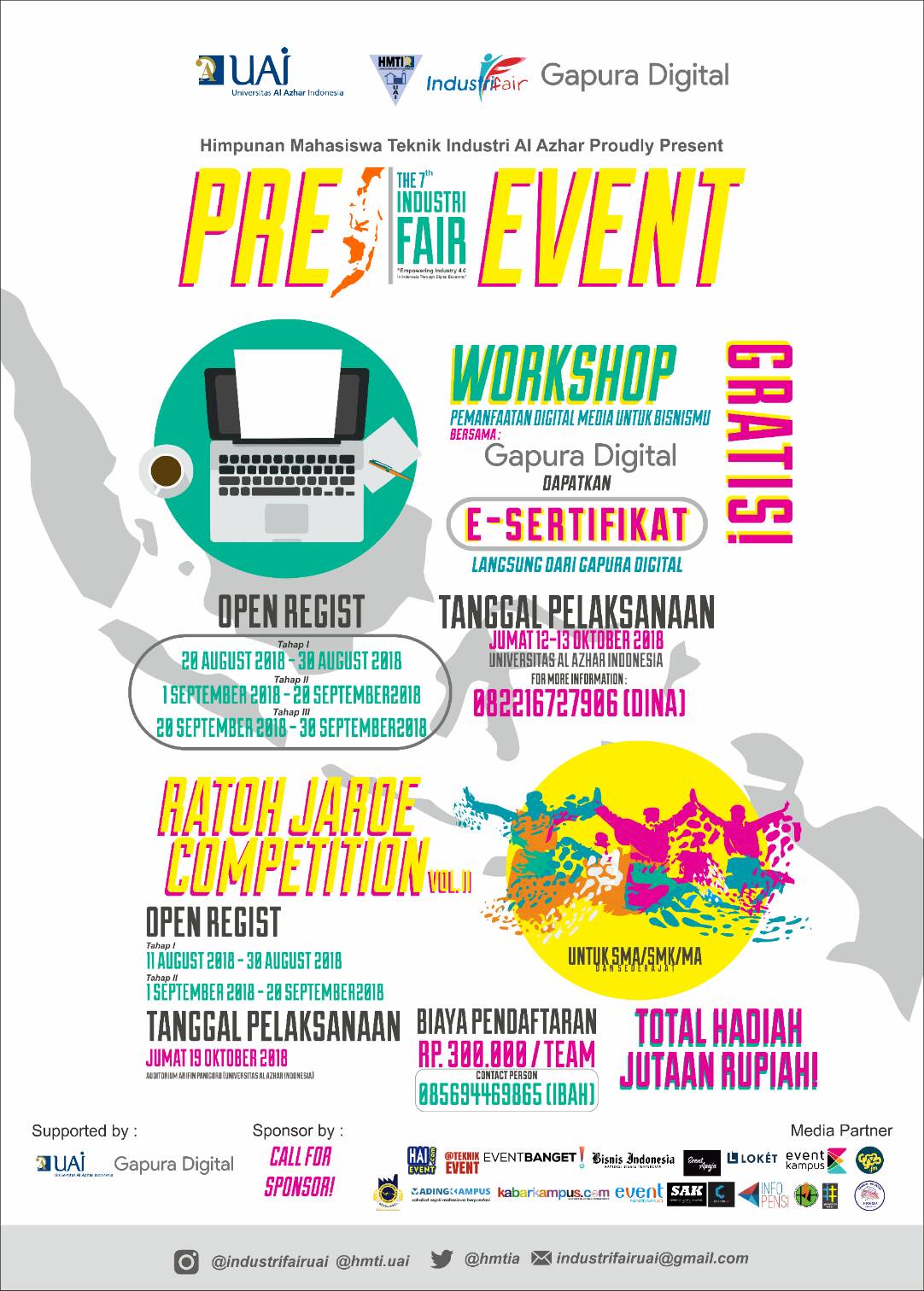 Poster THE 7TH INDUSTRI FAIR PRE-EVENT