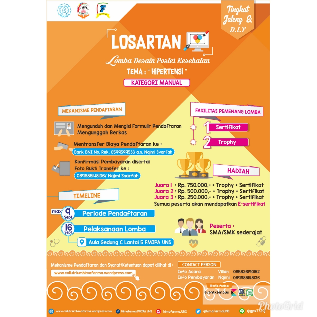 Poster Collutrium Competition losartan manual