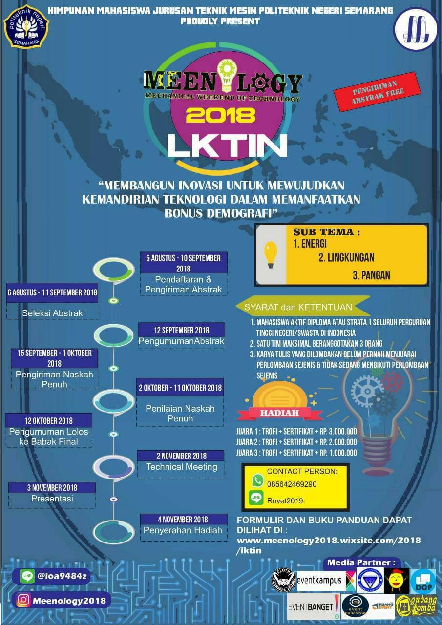 Poster Lomba Karya Tulis Ilmiah Terkini