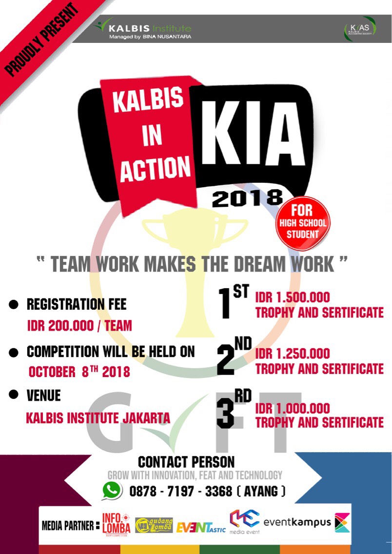 Poster Kalbis In Action 2018