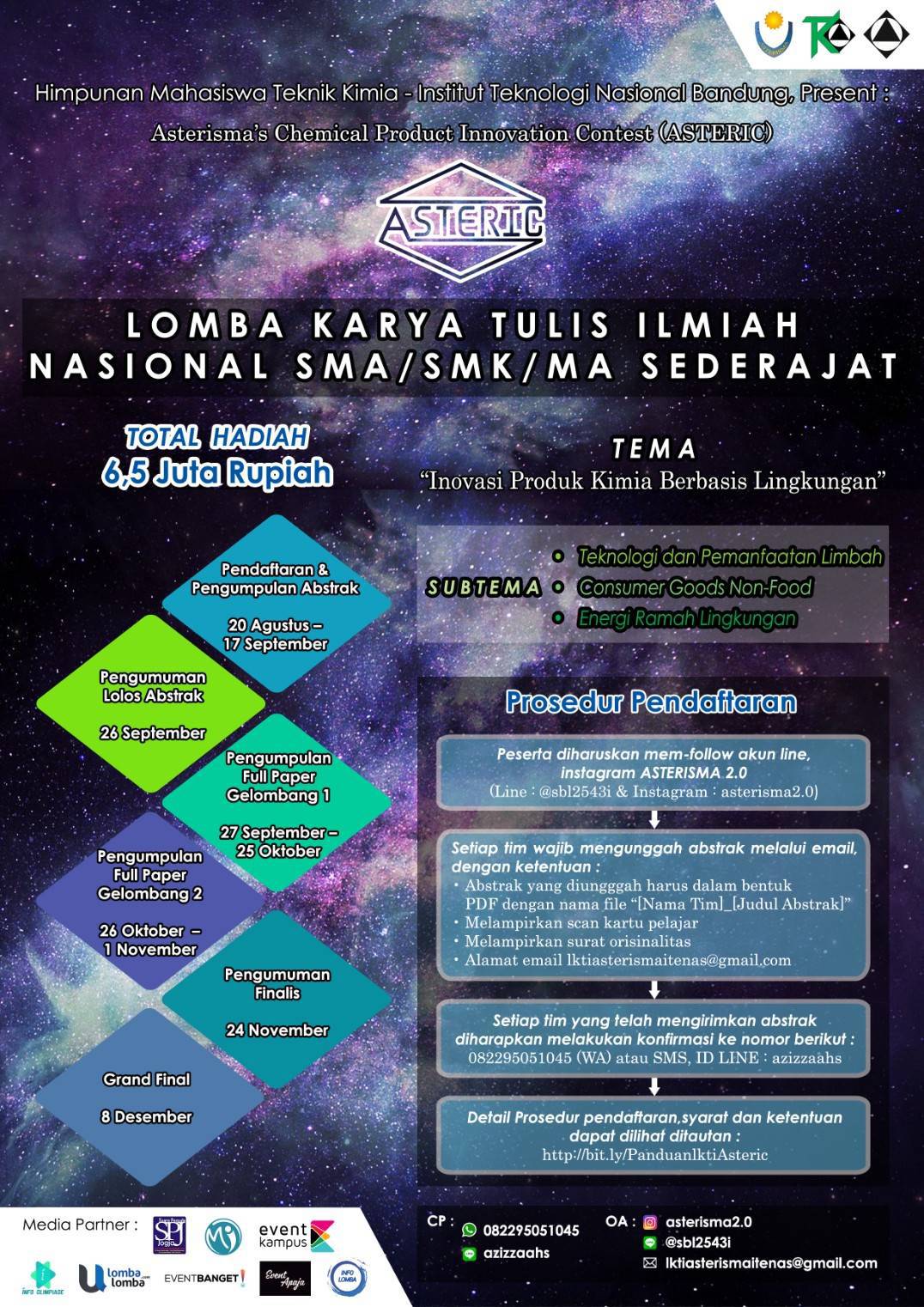 Poster 'ASTERIC' (Asterisma's Chemical Product Innovation Contest)