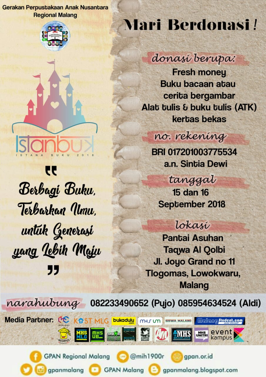 Poster Istanbuk (Istana Buku)