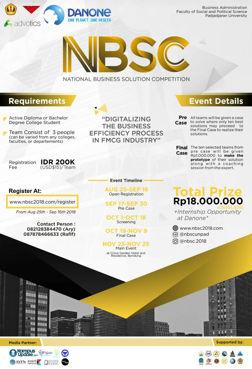 Poster National Business Solution Competition