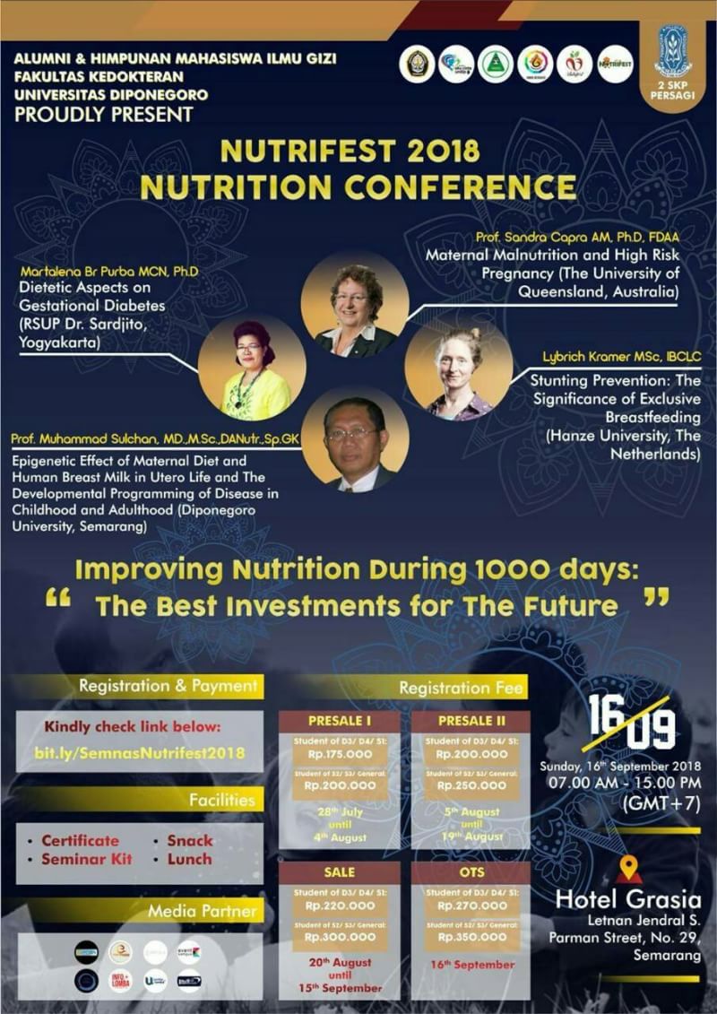 Poster NUTRIFEST 2018 NUTRITION CONFERENCE