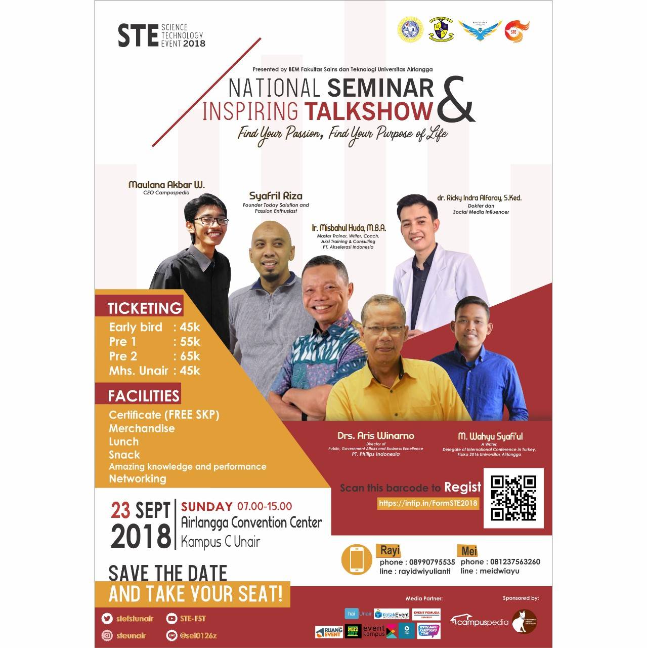 Poster National Seminar and Inspiring Talkshow STE 2018