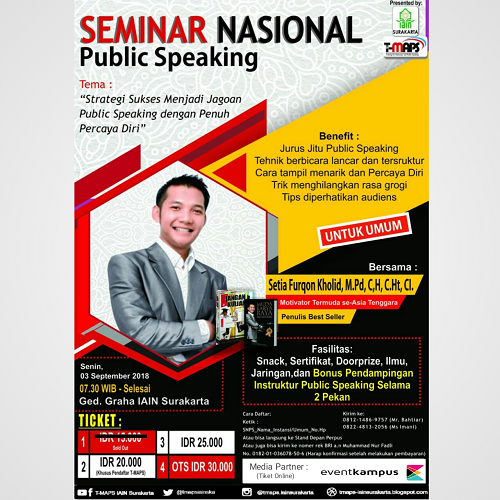 Poster Seminar Nasional Public Speaking