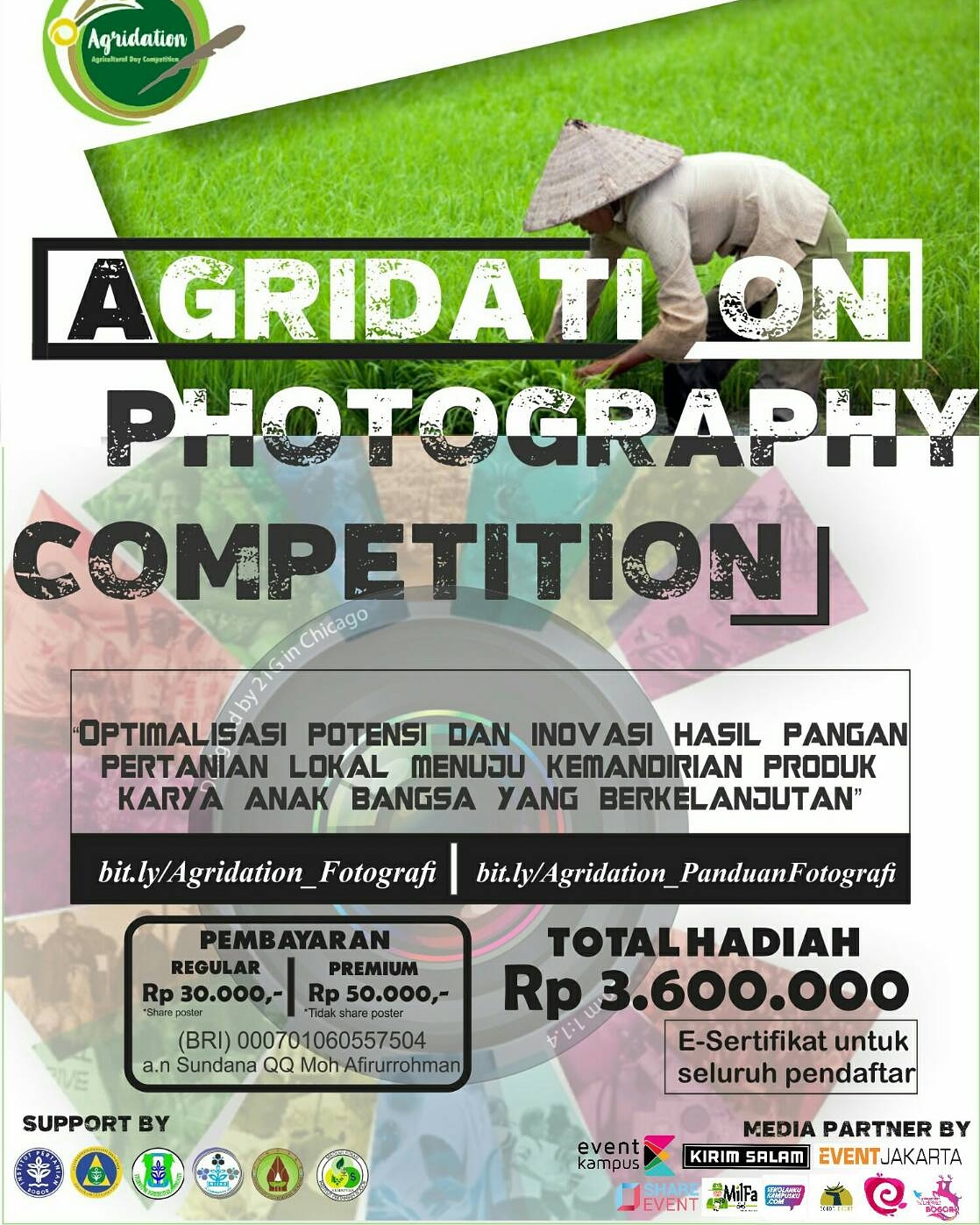 Poster AGRIDATION PHOTOGRAPHY COMPETITION