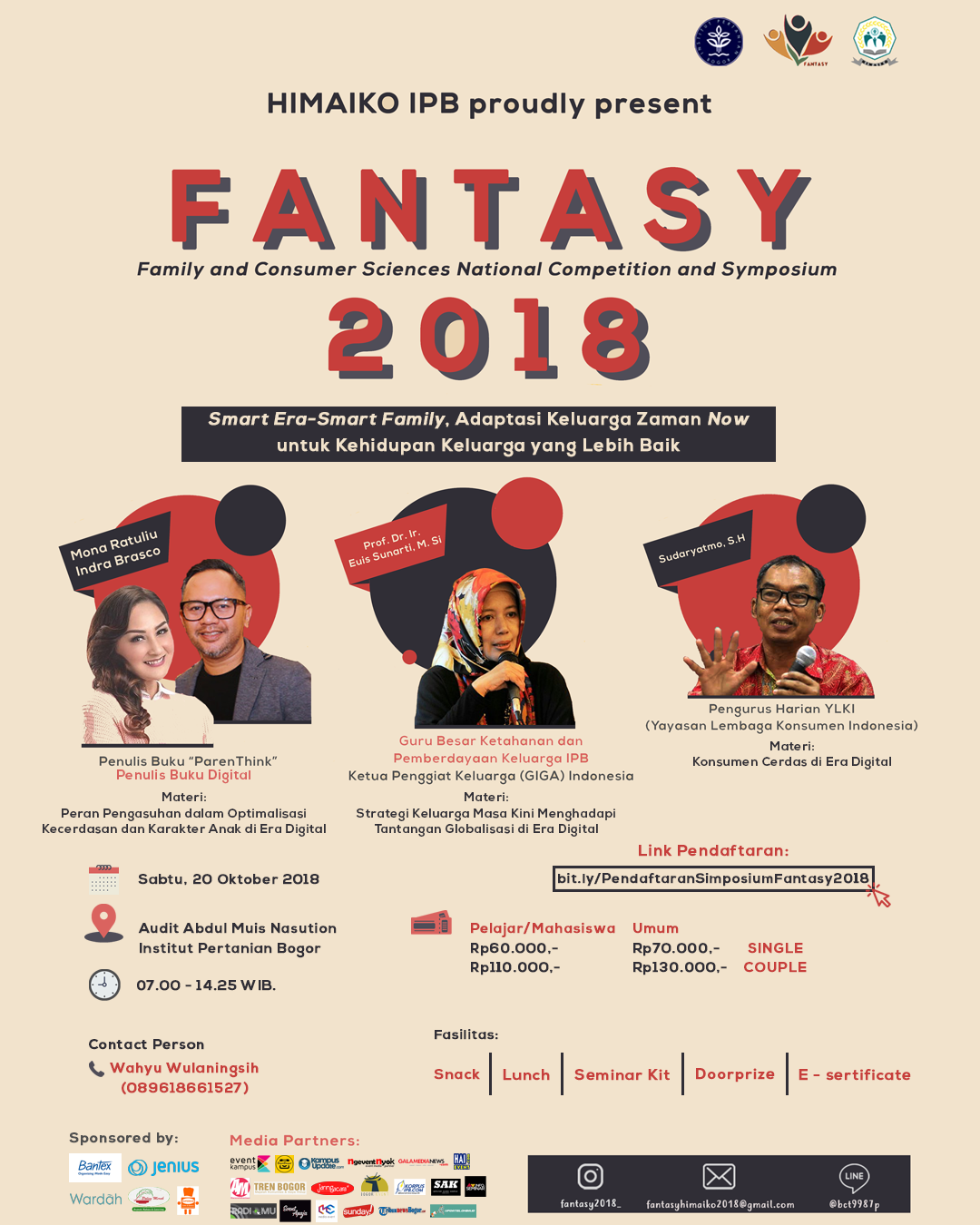 Poster Family and Consumer Sciences National Competition and Syposium ( FANTASY 2018)