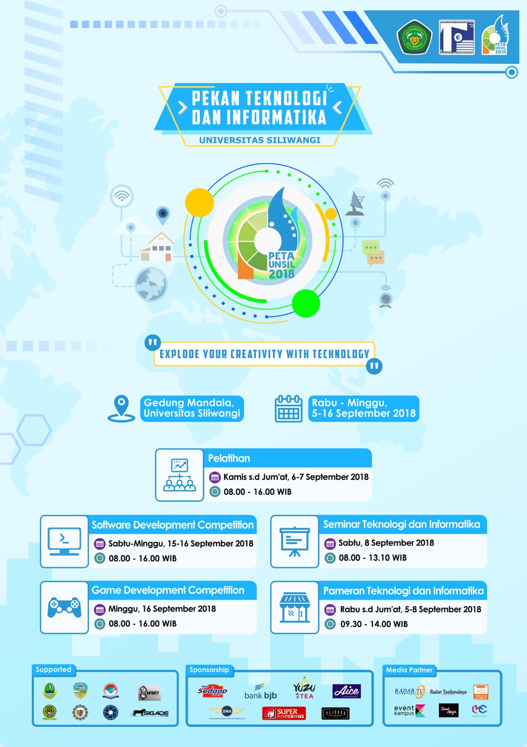 Poster PETA (Pekan Teknologi dan Informatika) 2018