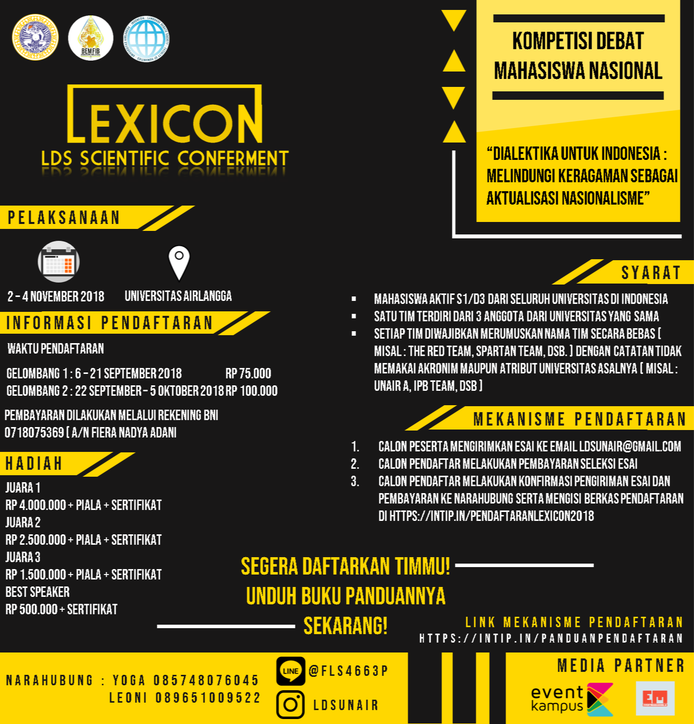 Poster LEXICON 2018