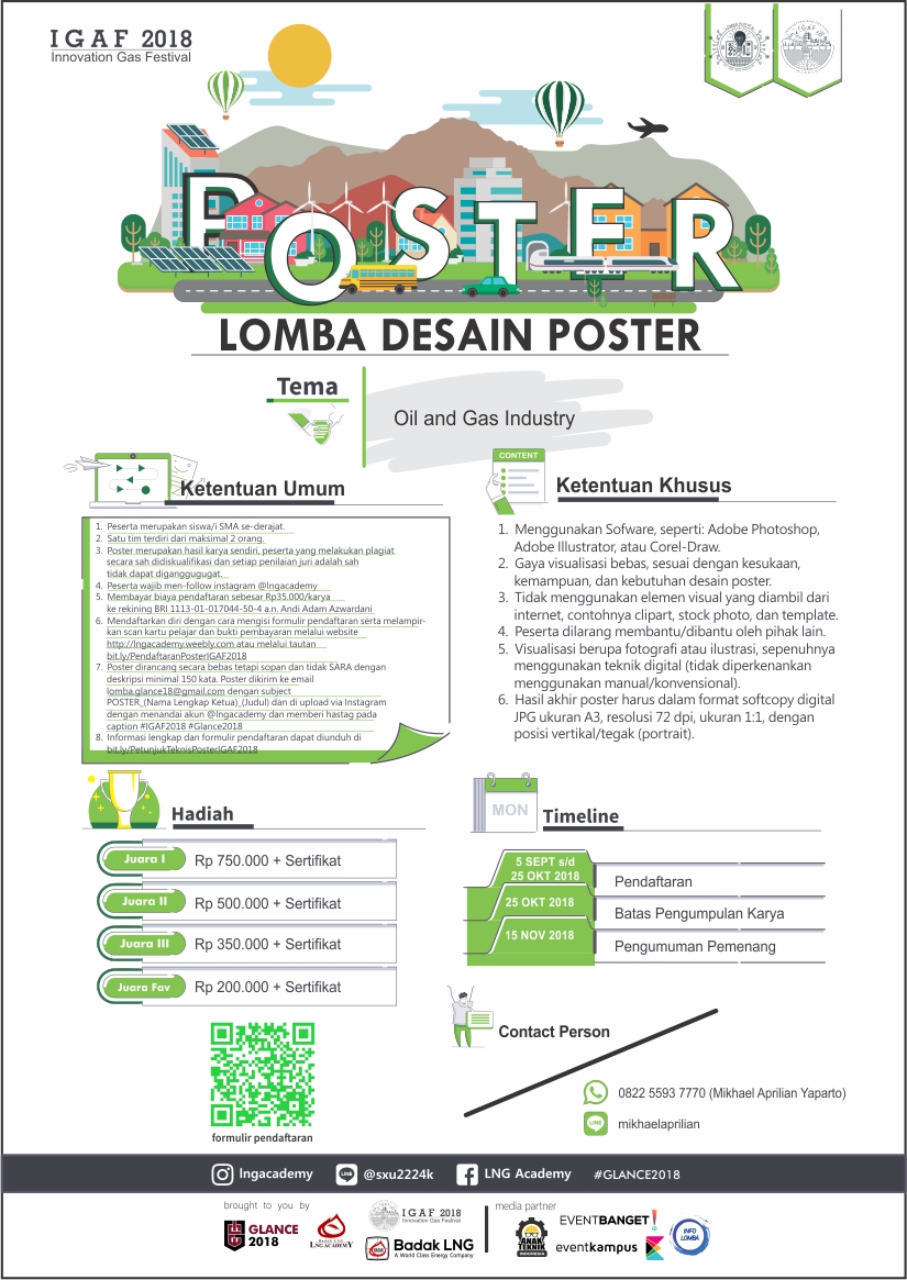 Poster Lomba Poster IGAF 2018