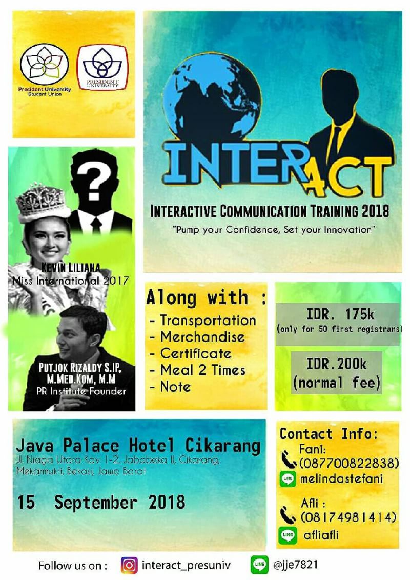 Poster INTERACT (Interactive Communication Training)