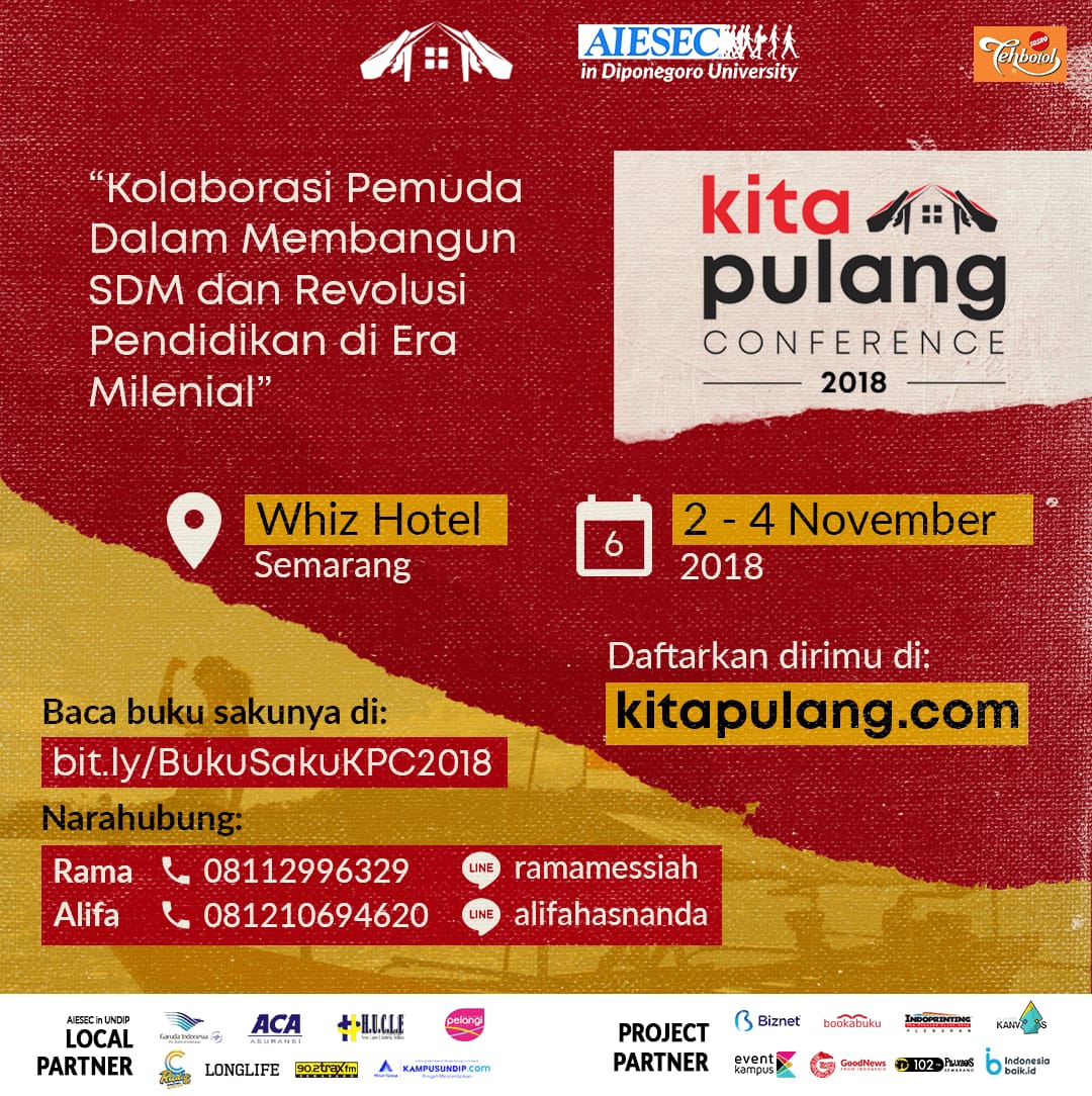 Poster KITA PULANG CONFERENCE