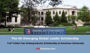 Poster BEASISWA S1 DI AMERICAN UNIVERSITY, USA