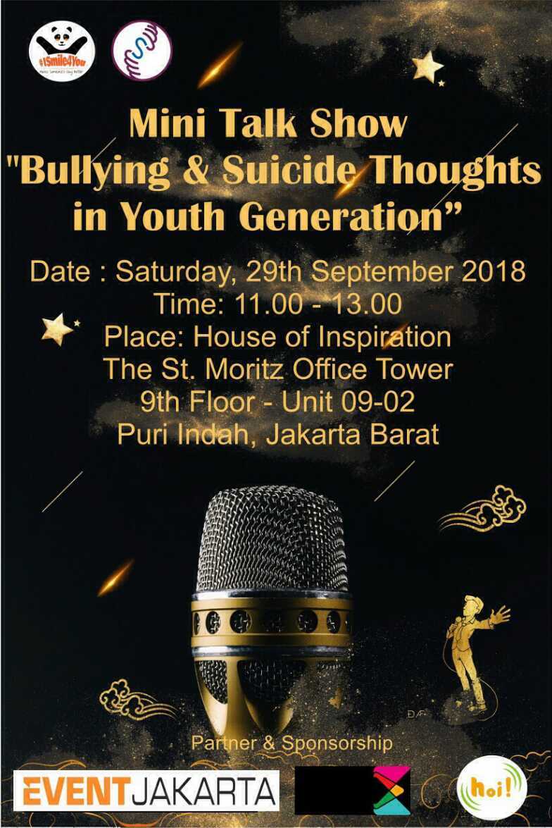 Poster Mini TalkShow â€œBullying & Suicide Thought in Youth Generation