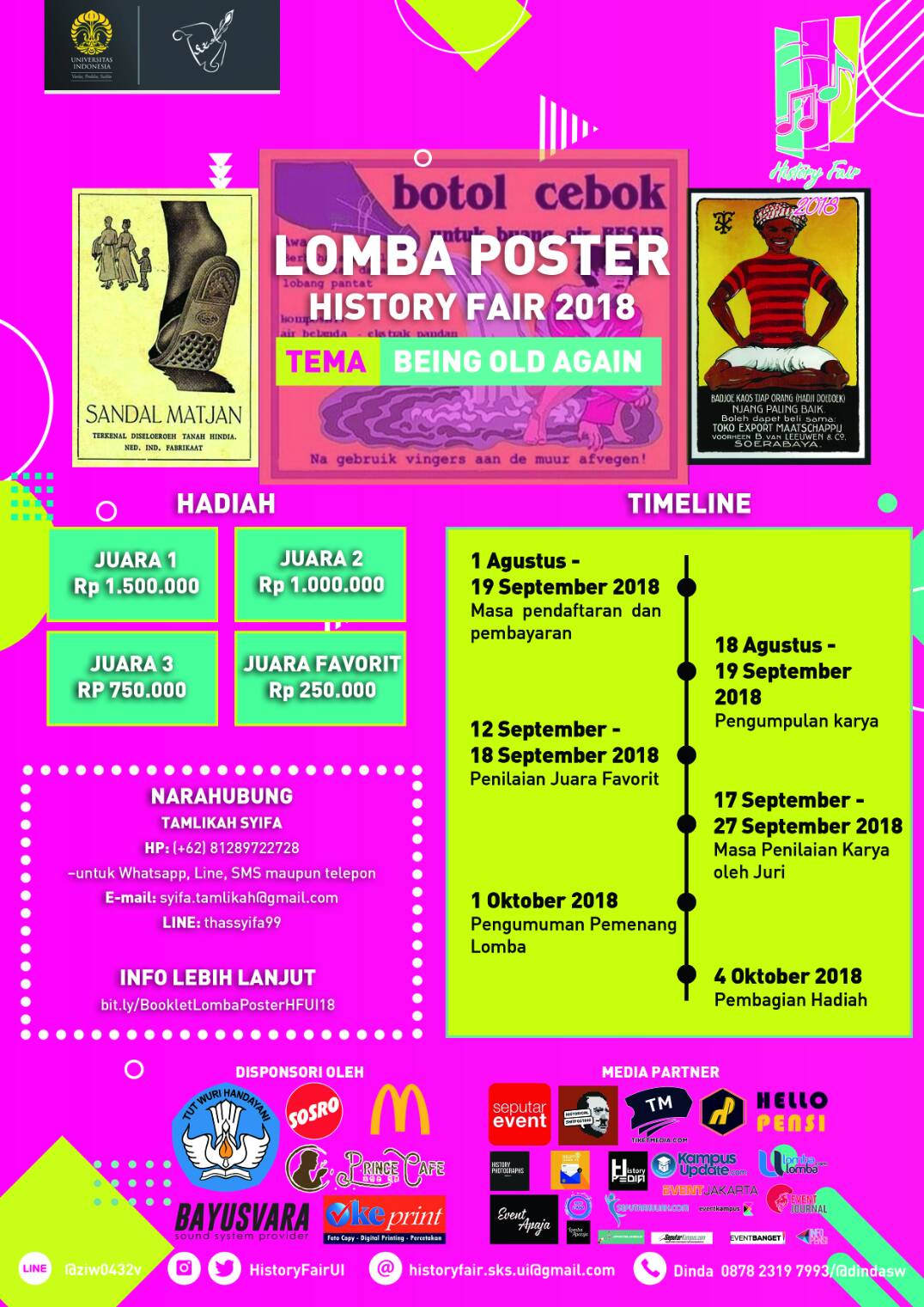 Poster LOMBA POSTER HISTORY FAIR UI