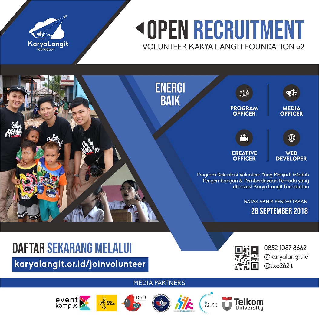 Poster Open Recruitment Volunteer #2
