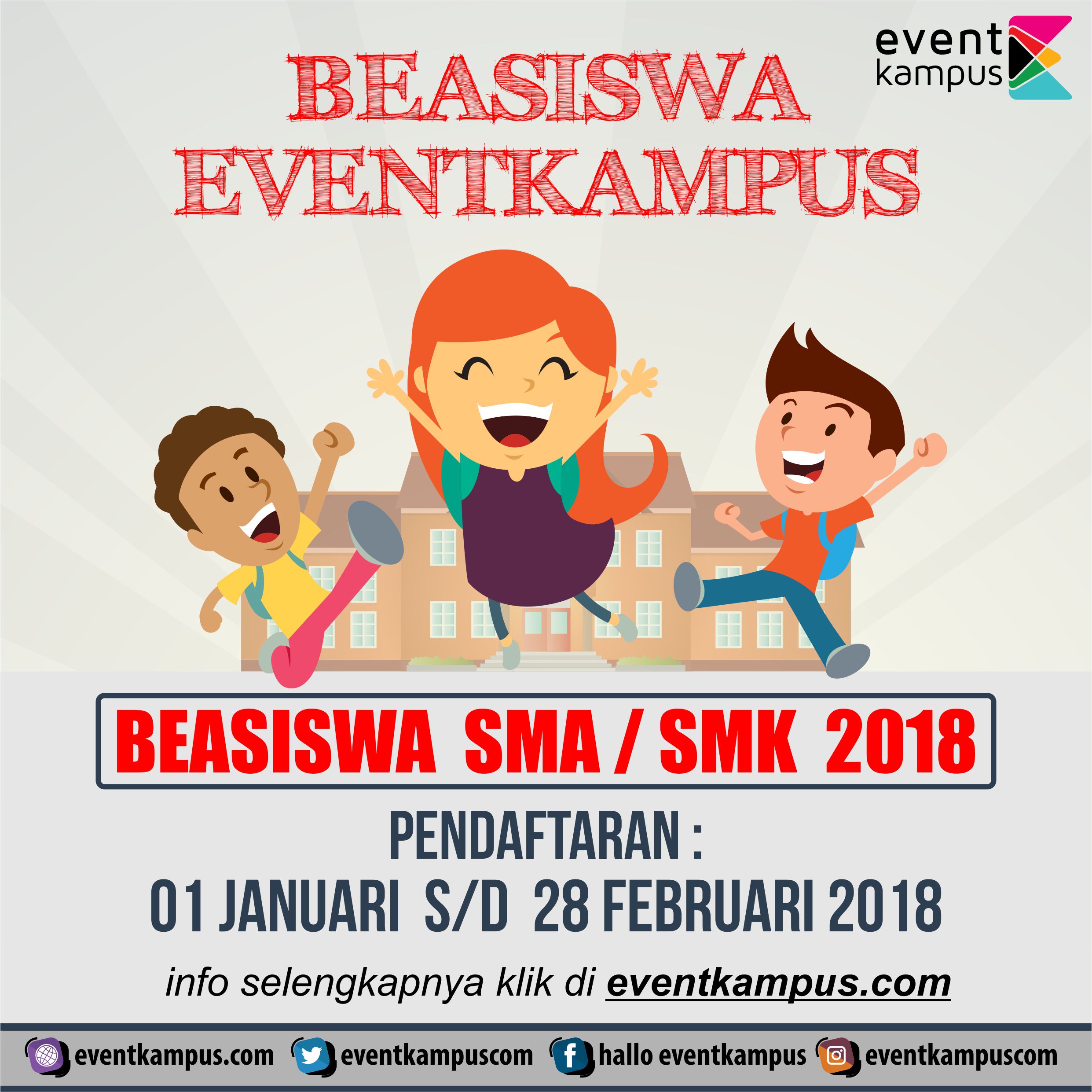 Beasiswa Sma/ Smk 2018 | Event - Eventkampus.com