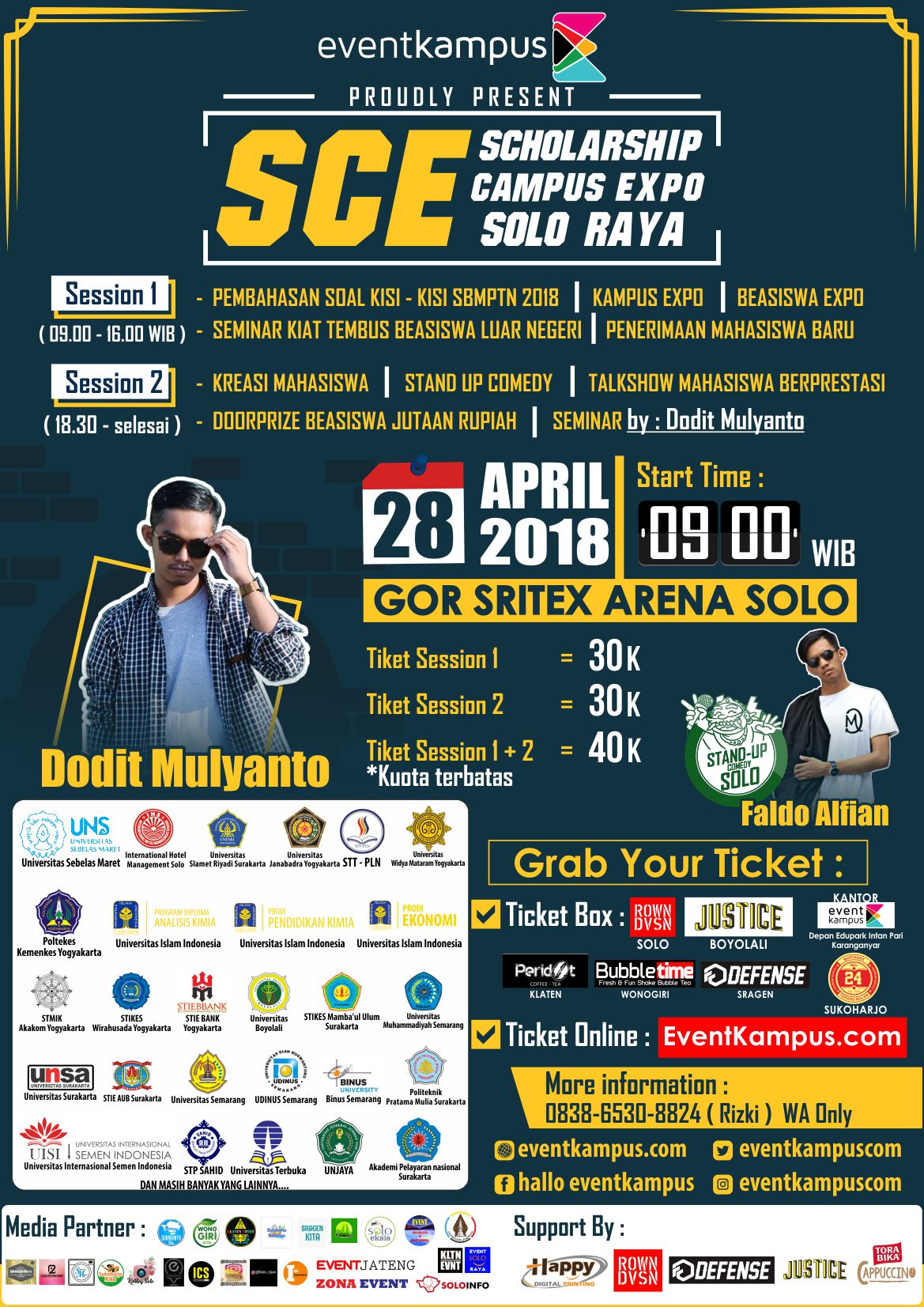 Poster SCHOLARSHIP CAMPUS EXPO 2018