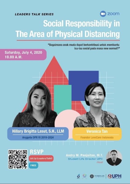 [LEADERS TALK SERIES: SOCIAL RESPONSIBILITY IN THE AREA OF PHYSICAL DISTANCING