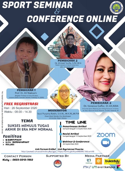 SEMINAR & CONFERENCE NASIONAL KEOLAHRAGAAN