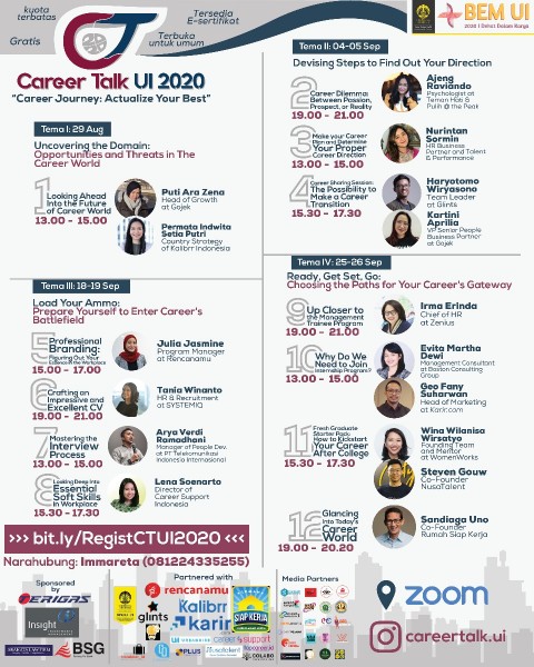 CAREER TALK UI 2020