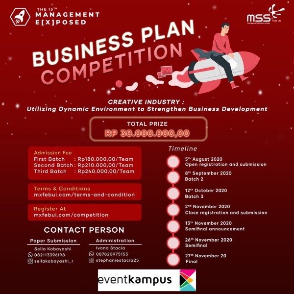 OPEN SUBMISSION: ONLINE BUSINESS PLAN COMPETITION